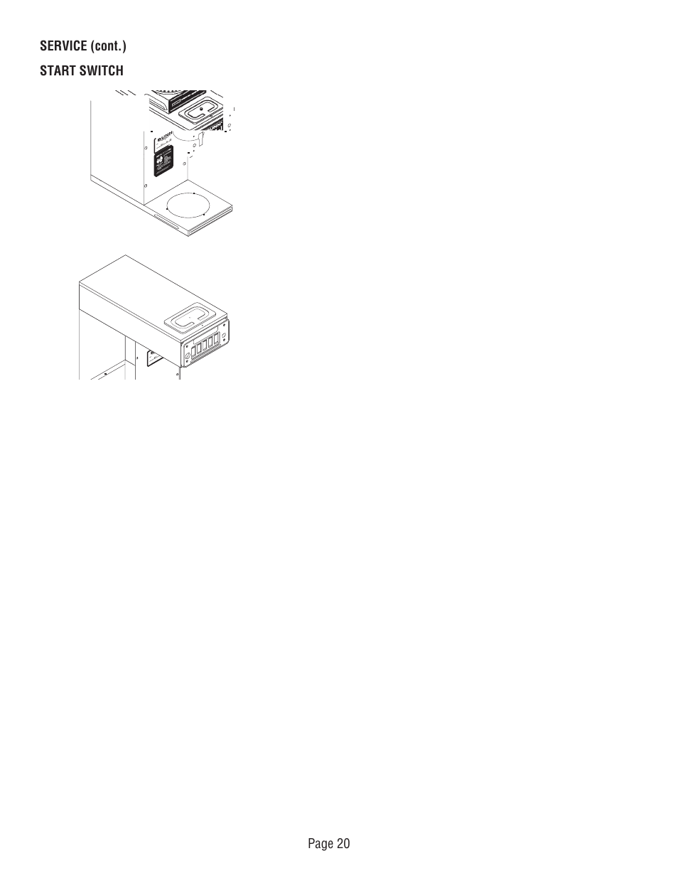Bunn CWTF-TS-MV User Manual | Page 20 / 31