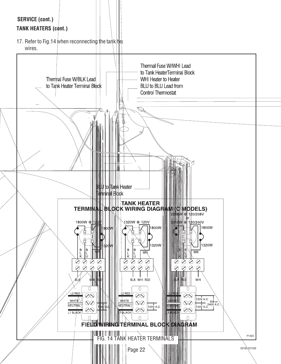 Bunn CWTF-TS-MV User Manual | Page 22 / 31