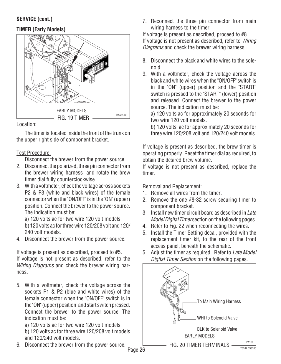 Bunn CWTF-TS-MV User Manual | Page 26 / 31