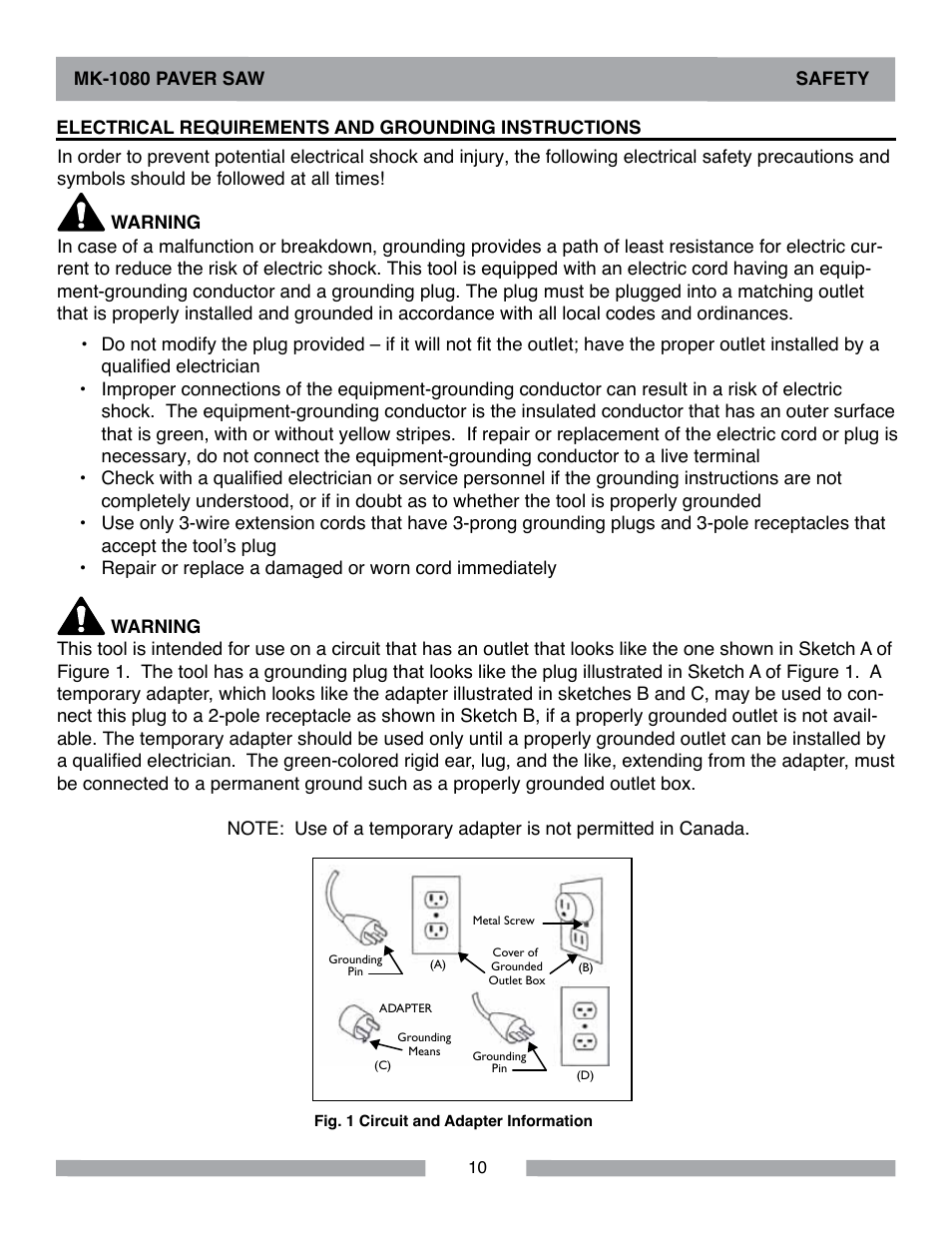 MK Diamond MK-1080 User Manual | Page 10 / 44