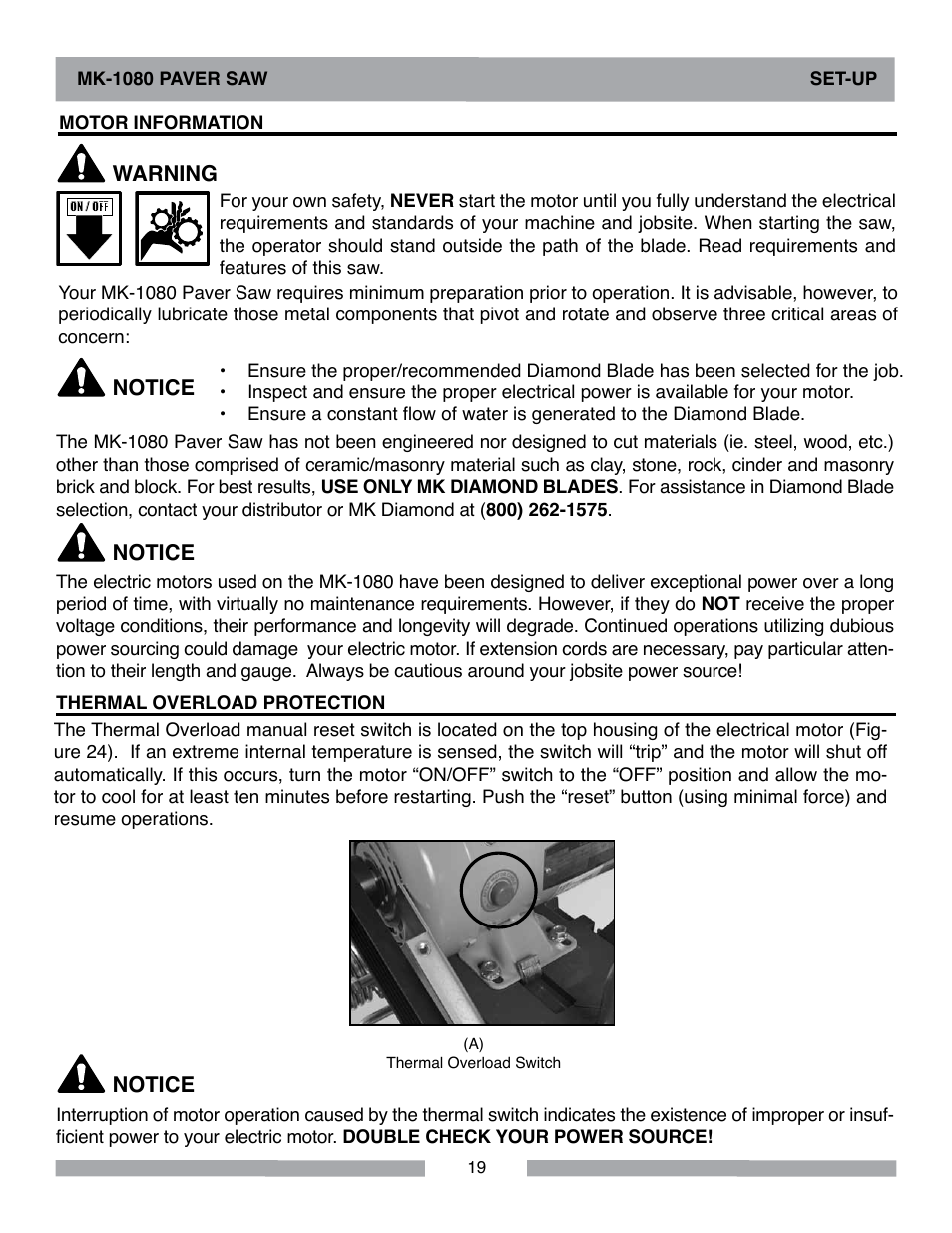 MK Diamond MK-1080 User Manual | Page 19 / 44