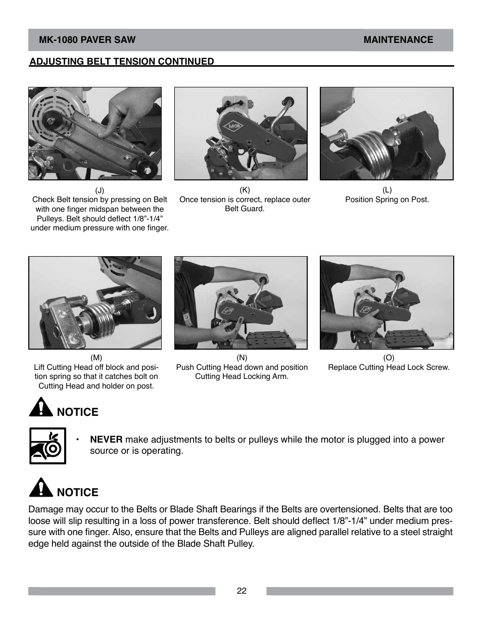 Notice | MK Diamond MK-1080 User Manual | Page 22 / 44