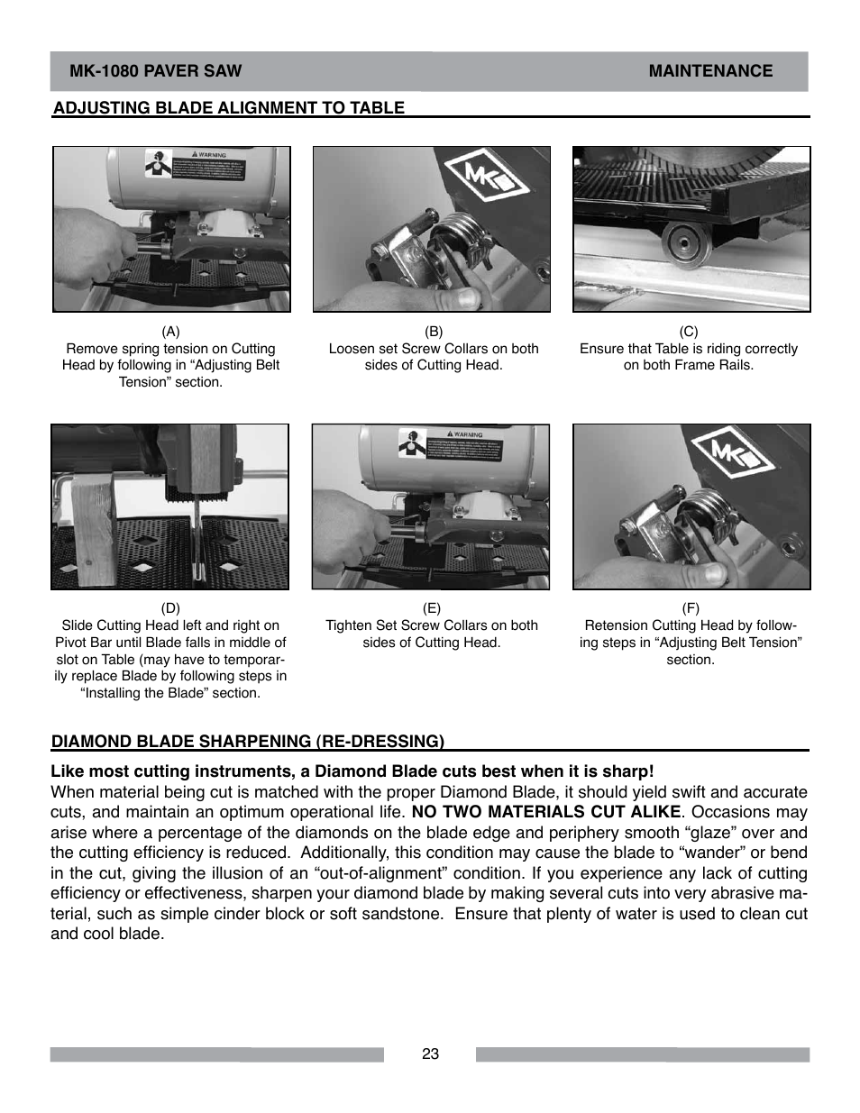 MK Diamond MK-1080 User Manual | Page 23 / 44