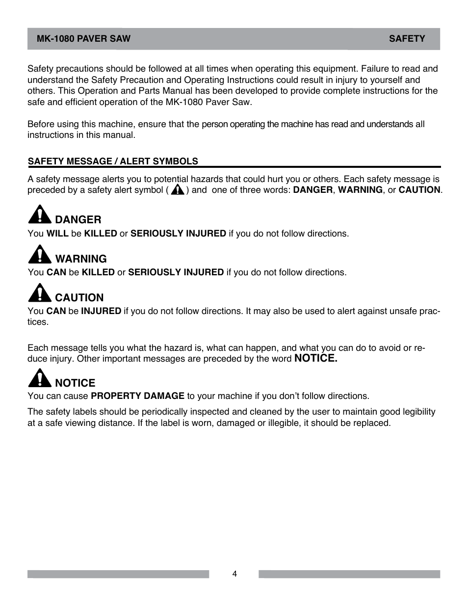 MK Diamond MK-1080 User Manual | Page 4 / 44