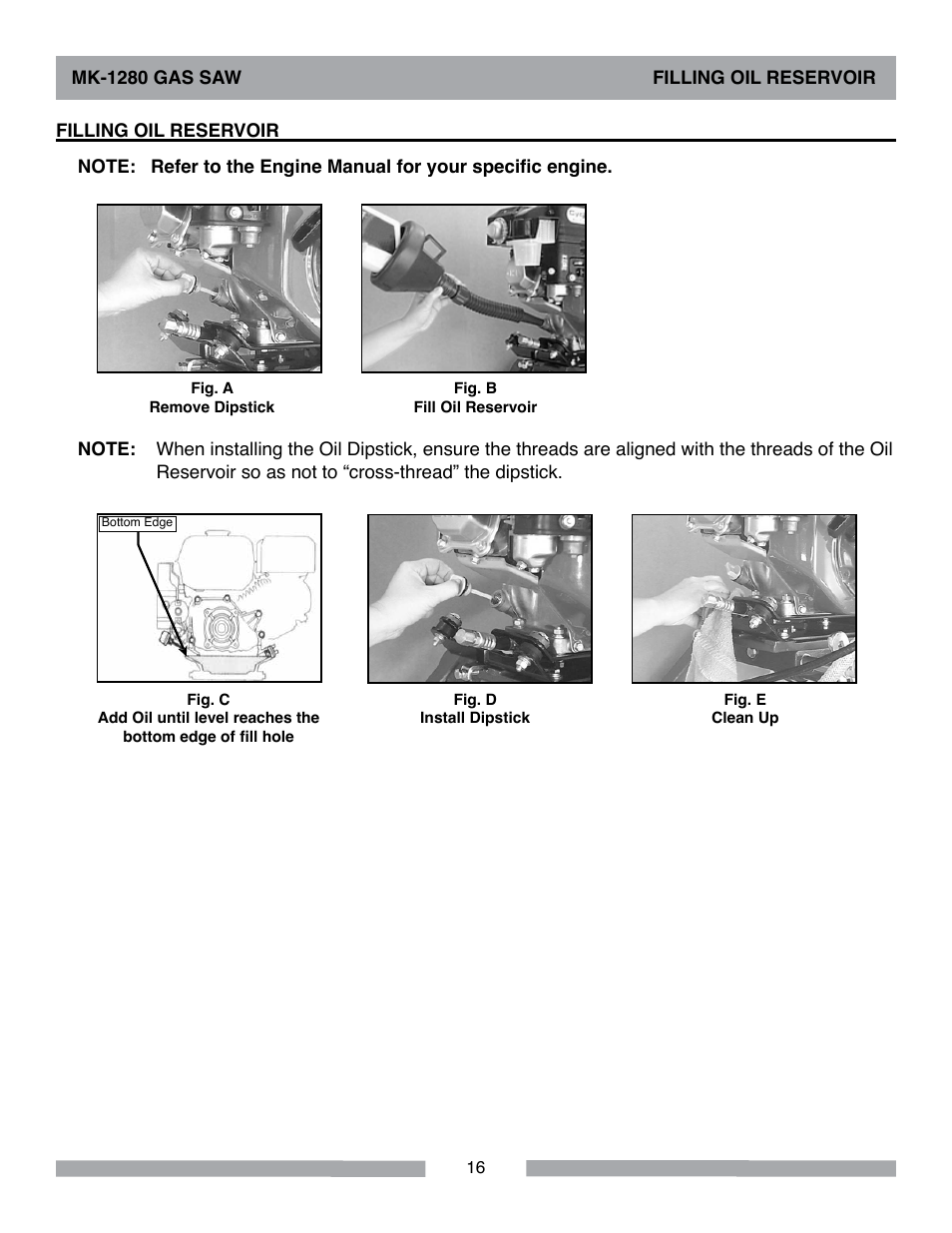 MK Diamond MK-1280 Gas User Manual | Page 16 / 48
