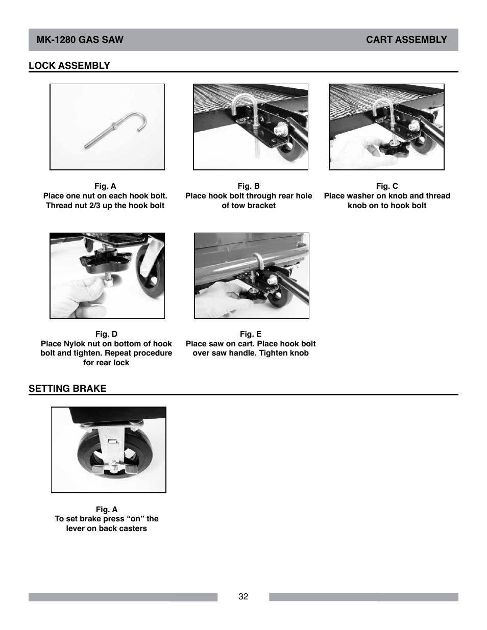 MK Diamond MK-1280 Gas User Manual | Page 32 / 48