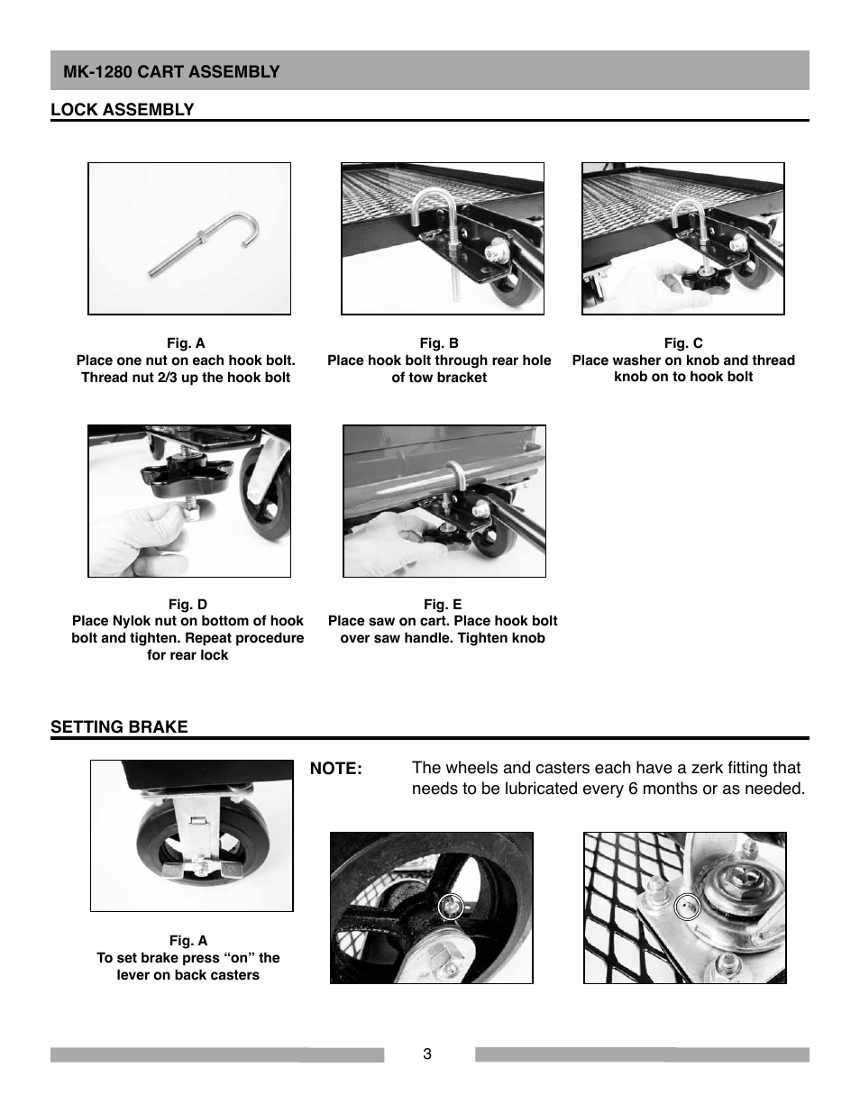 MK Diamond MK-1280 Rolling Cart User Manual | Page 3 / 4