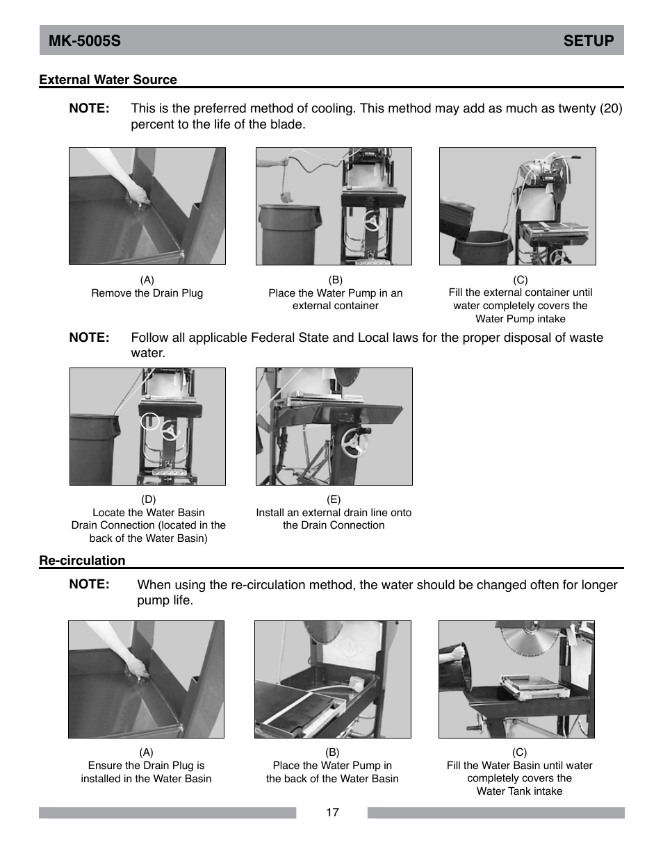 Mk-5005s setup | MK Diamond MK-5005S User Manual | Page 17 / 56