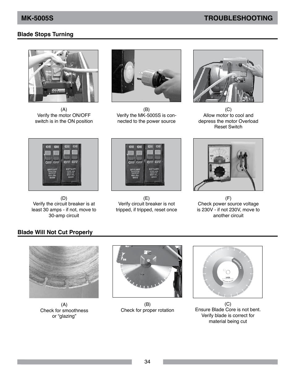 Mk-5005s troubleshooting | MK Diamond MK-5005S User Manual | Page 34 / 56