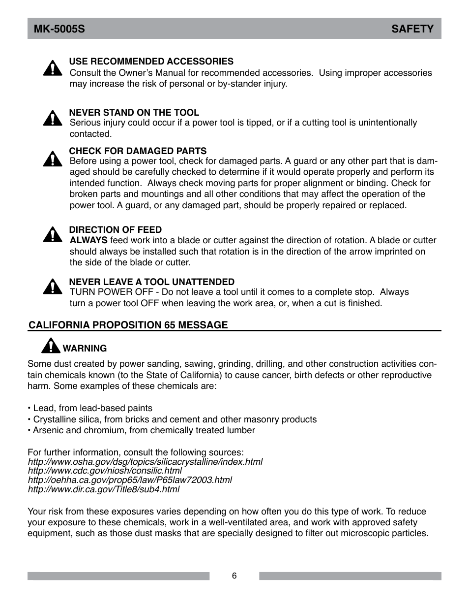 MK Diamond MK-5005S User Manual | Page 6 / 56