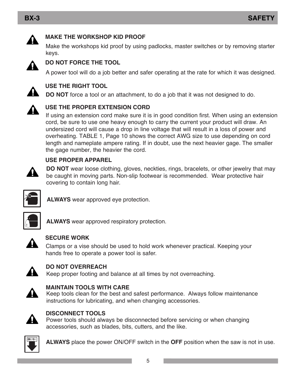 MK Diamond BX-3 User Manual | Page 5 / 36