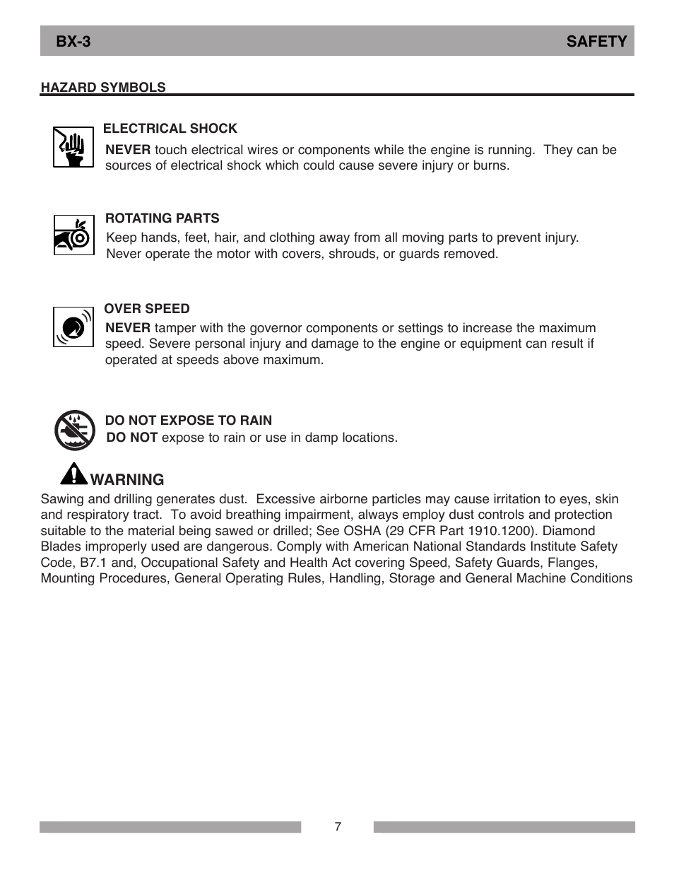 MK Diamond BX-3 User Manual | Page 7 / 36