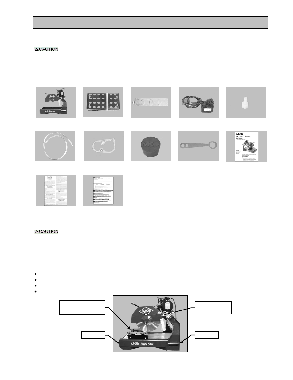 Unpacking, transport, universal stand and assembly | MK Diamond MK-2000 User Manual | Page 11 / 51