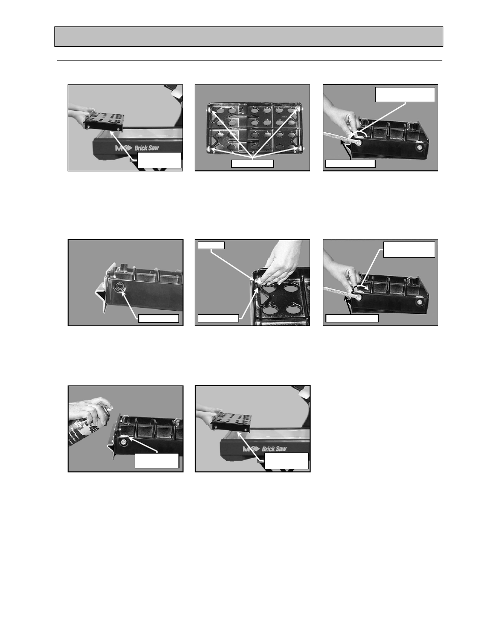 Maintenance and troubleshooting, Movable cutting table wheel change out | MK Diamond MK-2000 User Manual | Page 29 / 51