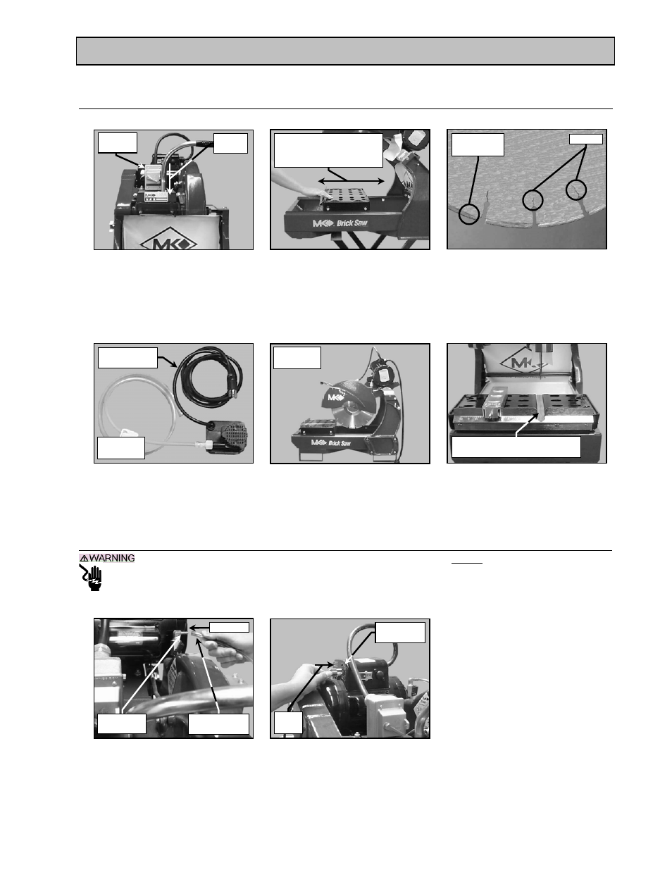 Setup, adjustment and operation, Setup, Pre-start inspection | Connecting the water pump | MK Diamond MK-2000 Pro User Manual | Page 15 / 46