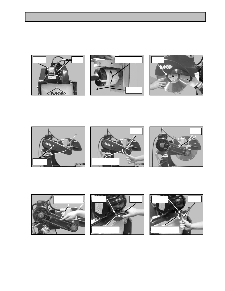 Maintenance and troubleshooting, V-belt inspection, adjustment and replacement | MK Diamond MK-2000 Pro User Manual | Page 31 / 46