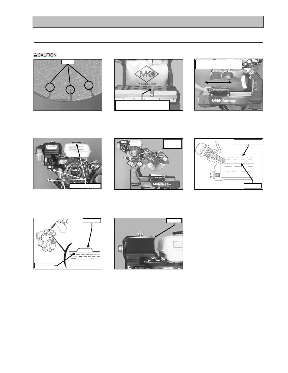 Setup, startup, adjustment, operation and shutdown, Setup: 1. pre-start inspection | MK Diamond MK-2005G User Manual | Page 15 / 57