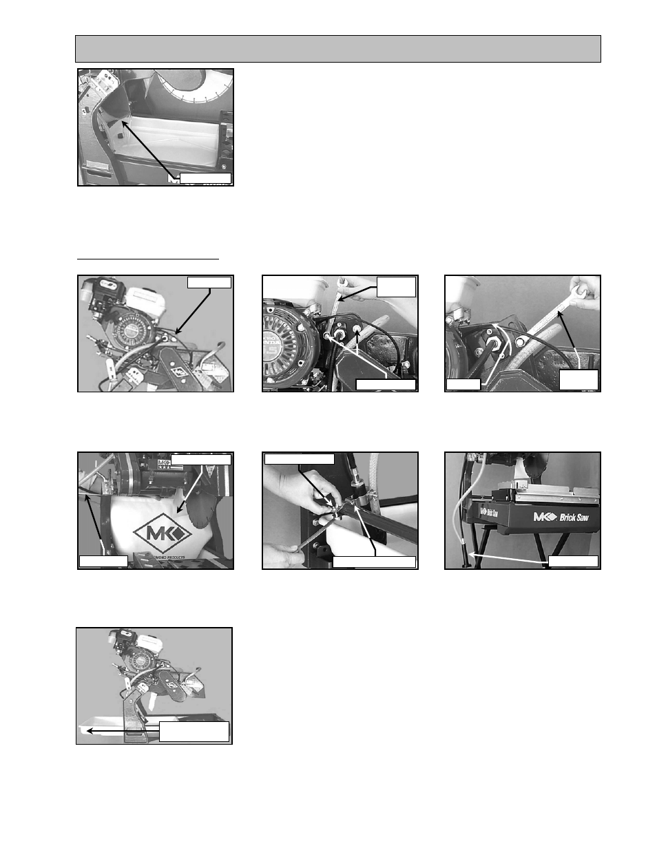 Setup, startup, adjustment, operation and shutdown, Iii. dry blade operation | MK Diamond MK-2005G User Manual | Page 17 / 57