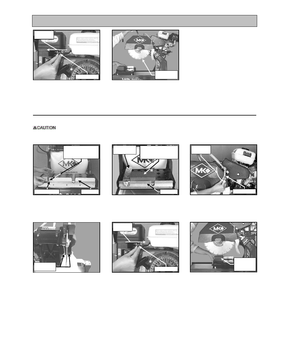 Setup, startup, adjustment, operation and shutdown, Chop cutting | MK Diamond MK-2005G User Manual | Page 20 / 57