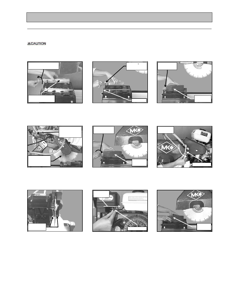 Setup, startup, adjustment, operation and shutdown, Angle cuts | MK Diamond MK-2005G User Manual | Page 23 / 57