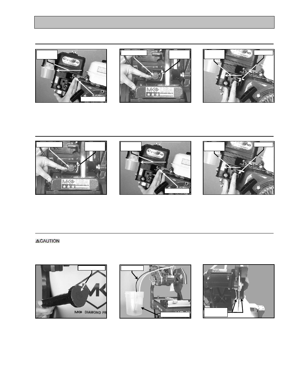 Setup, startup, adjustment, operation and shutdown, Shutdown: 1. normal engine shutdown, Emergency engine shutdown | Cleanup | MK Diamond MK-2005G User Manual | Page 25 / 57