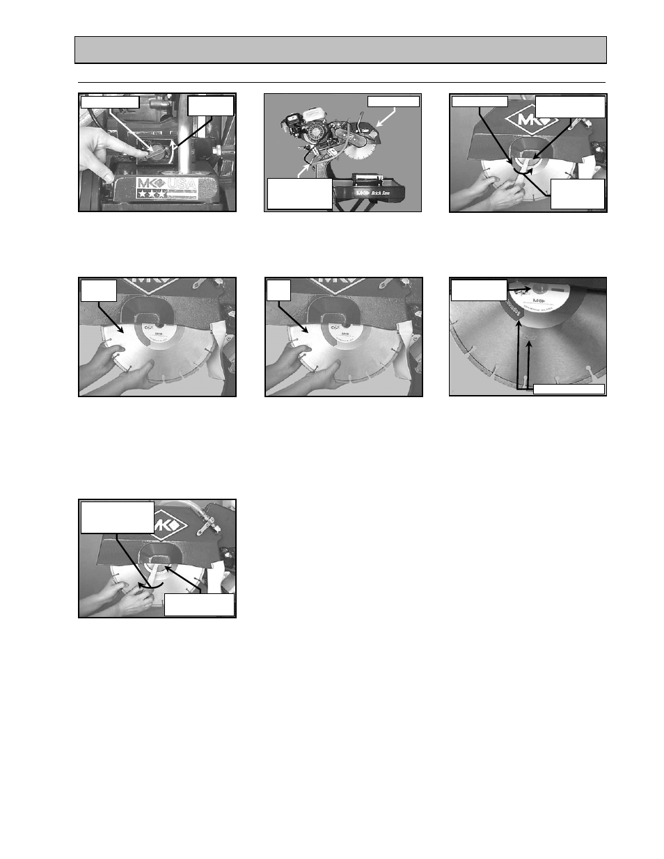 Maintenance and troubleshooting, Diamond blade change-out | MK Diamond MK-2005G User Manual | Page 31 / 57