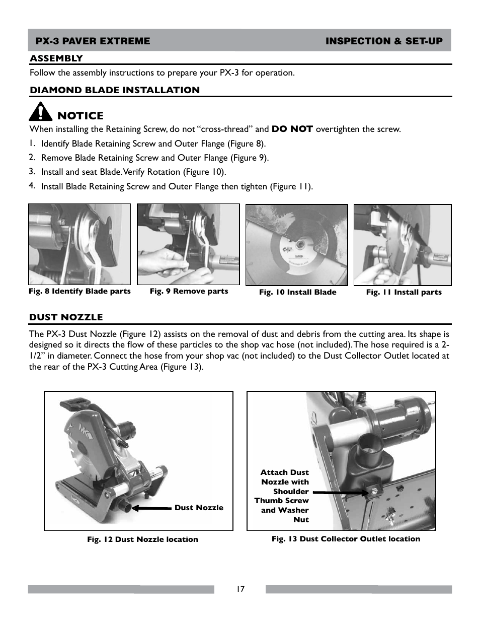 Notice | MK Diamond PX-3 User Manual | Page 17 / 34