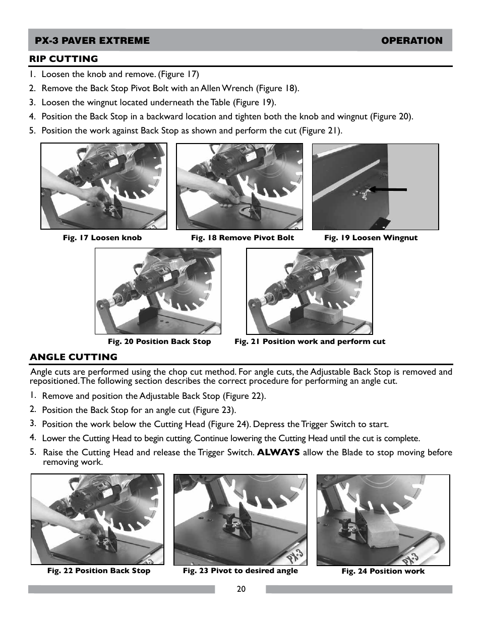 MK Diamond PX-3 User Manual | Page 20 / 34