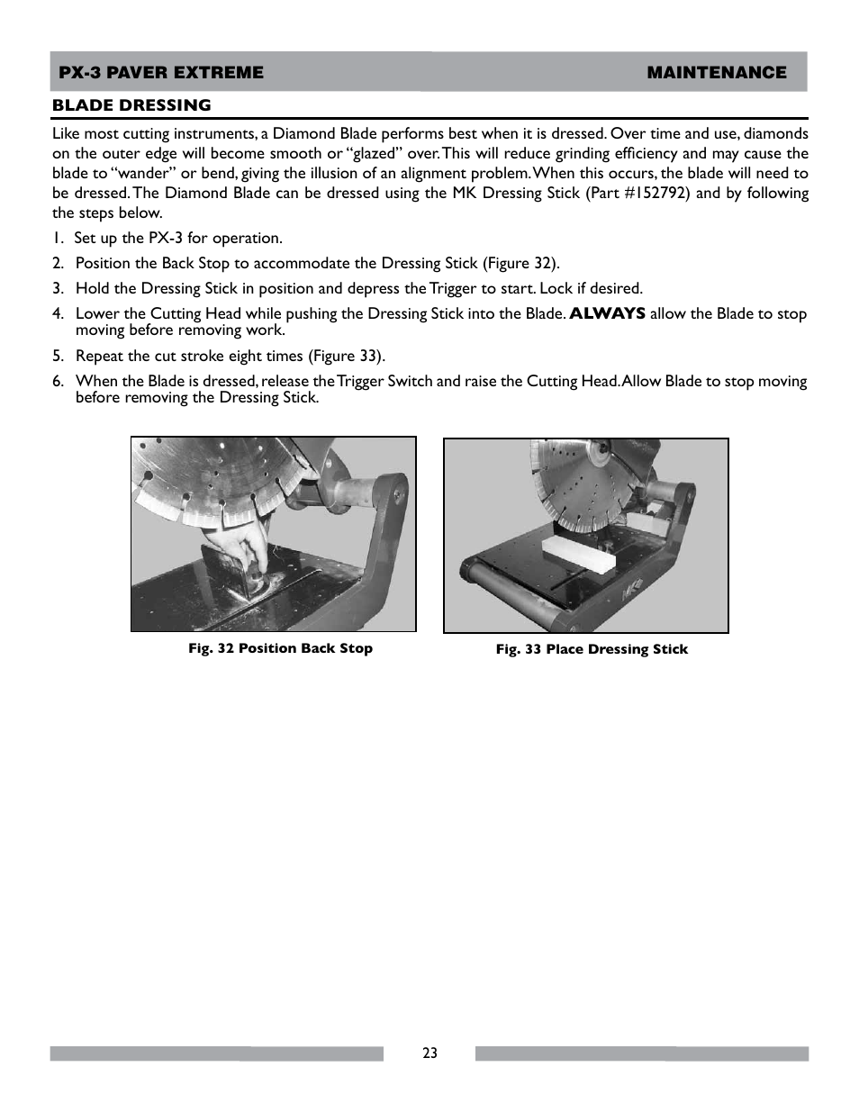 MK Diamond PX-3 User Manual | Page 23 / 34