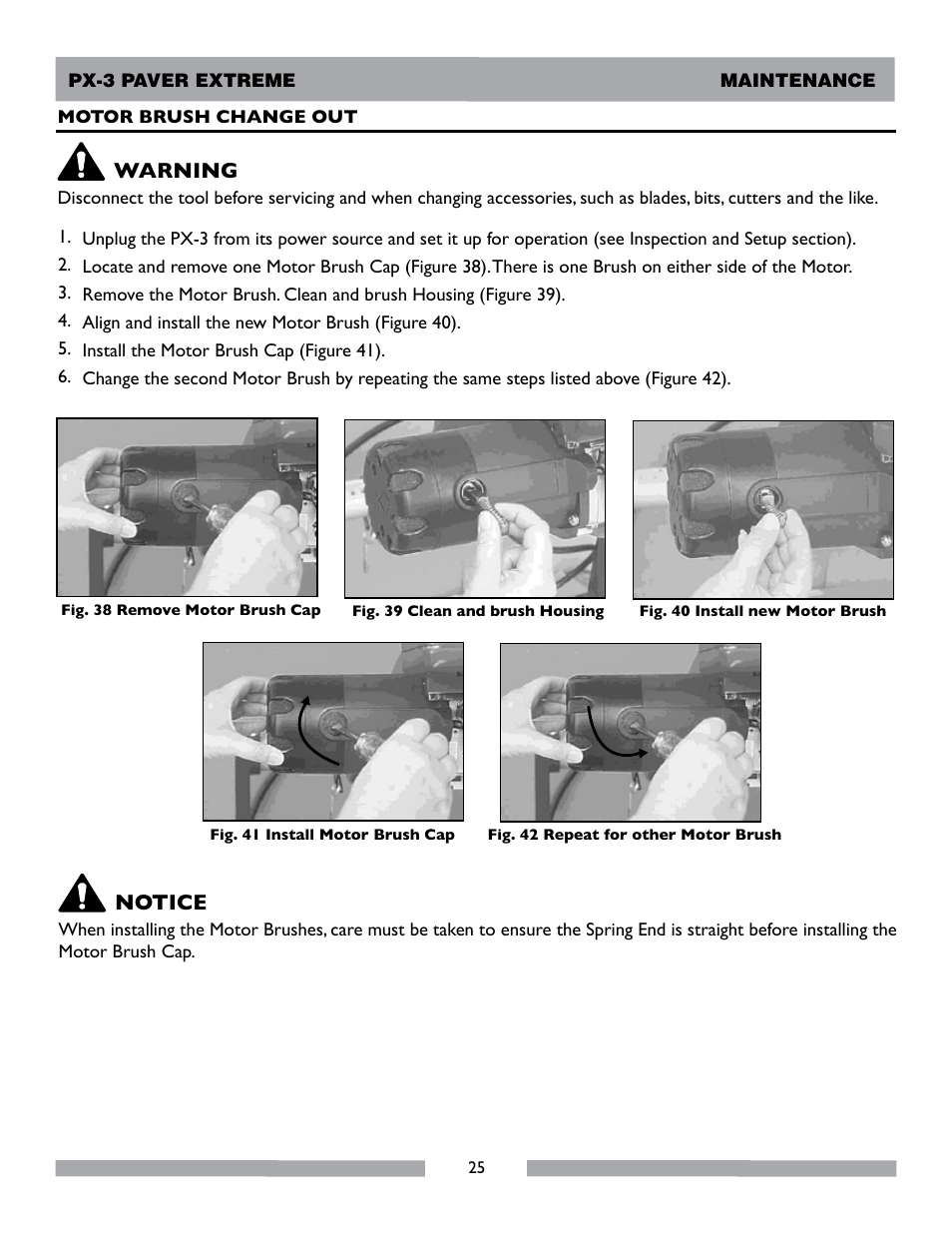 Warning, Notice | MK Diamond PX-3 User Manual | Page 25 / 34