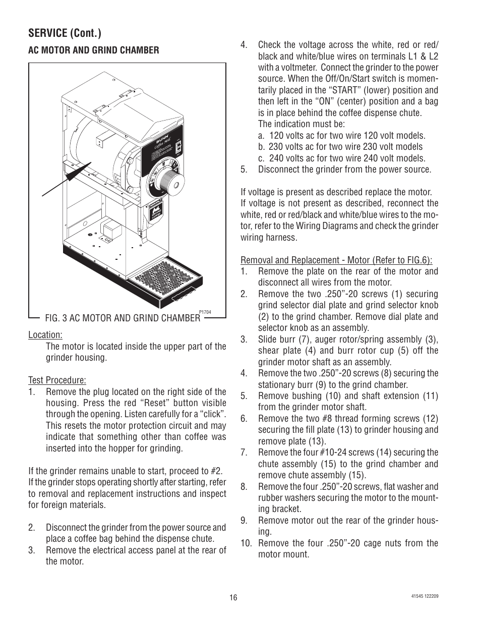 Bunn G9-2T DBC User Manual | Page 16 / 79