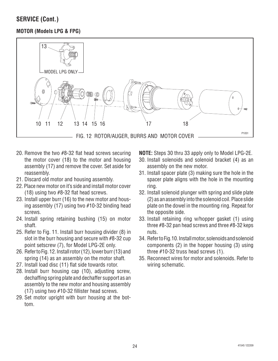 Bunn G9-2T DBC User Manual | Page 24 / 79