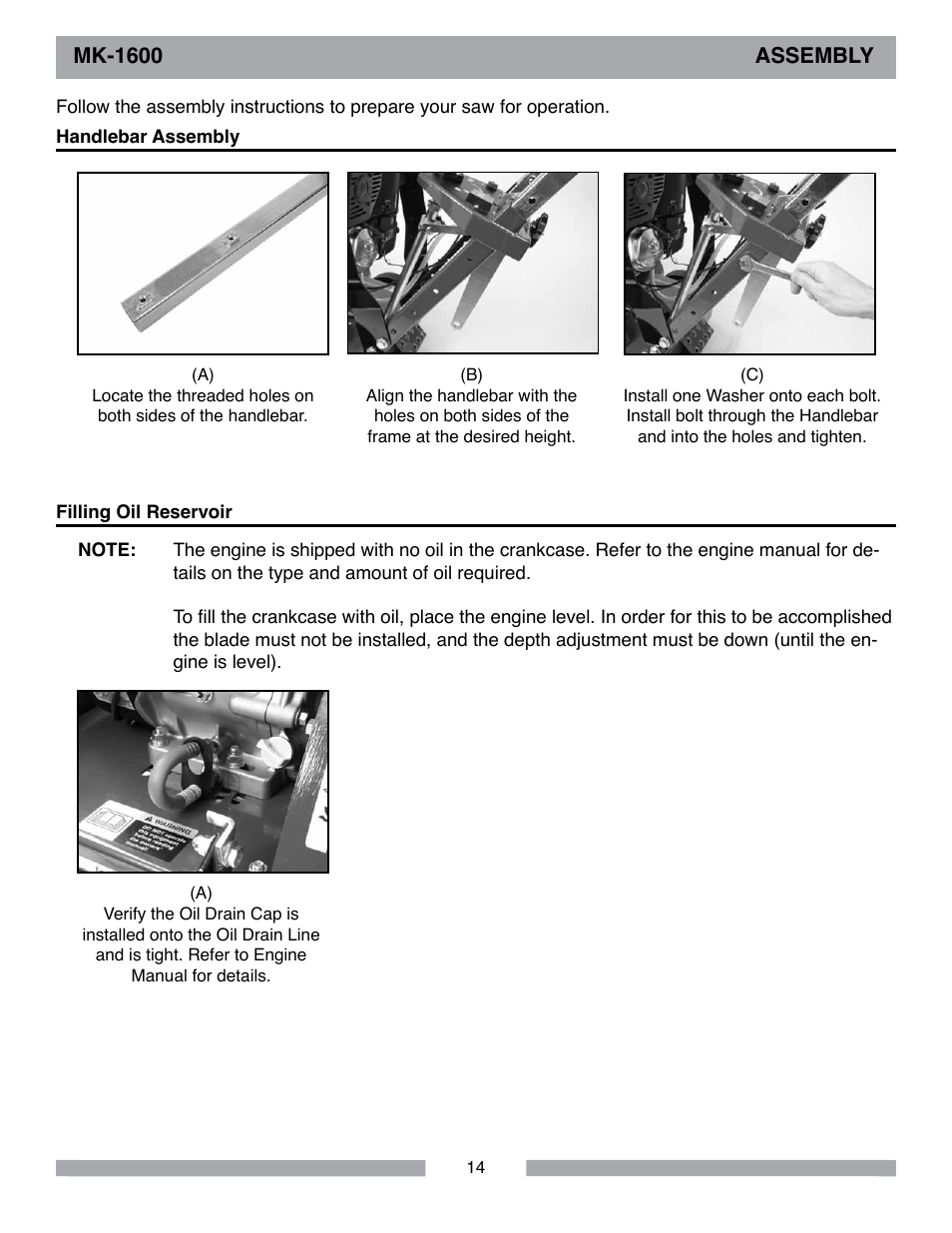 Mk-1600 assembly | MK Diamond MK-1600 Series User Manual | Page 14 / 44