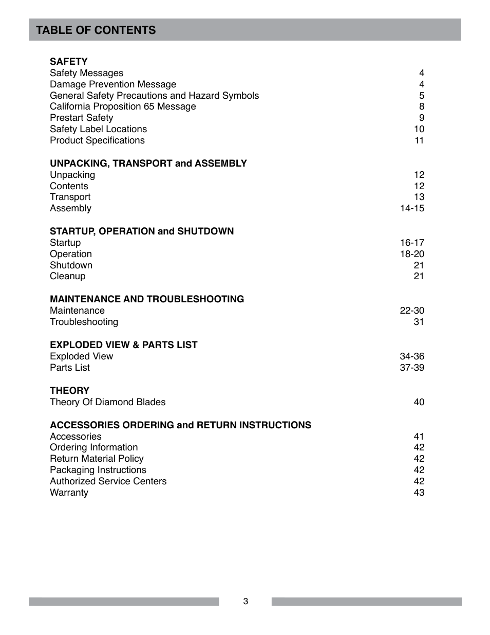 MK Diamond MK-1600 Series User Manual | Page 3 / 44