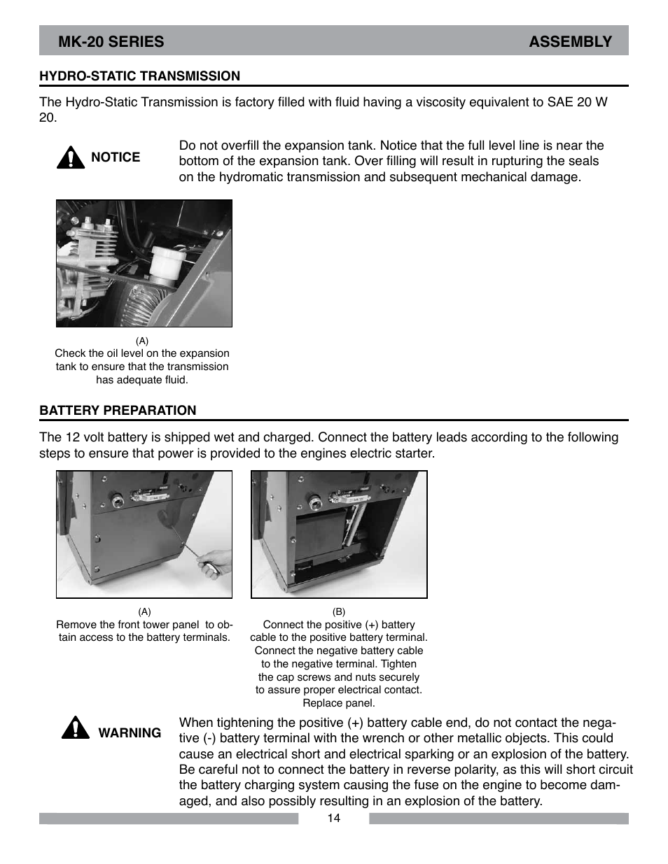 Mk-20 series assembly | MK Diamond MK-20 Series User Manual | Page 14 / 52