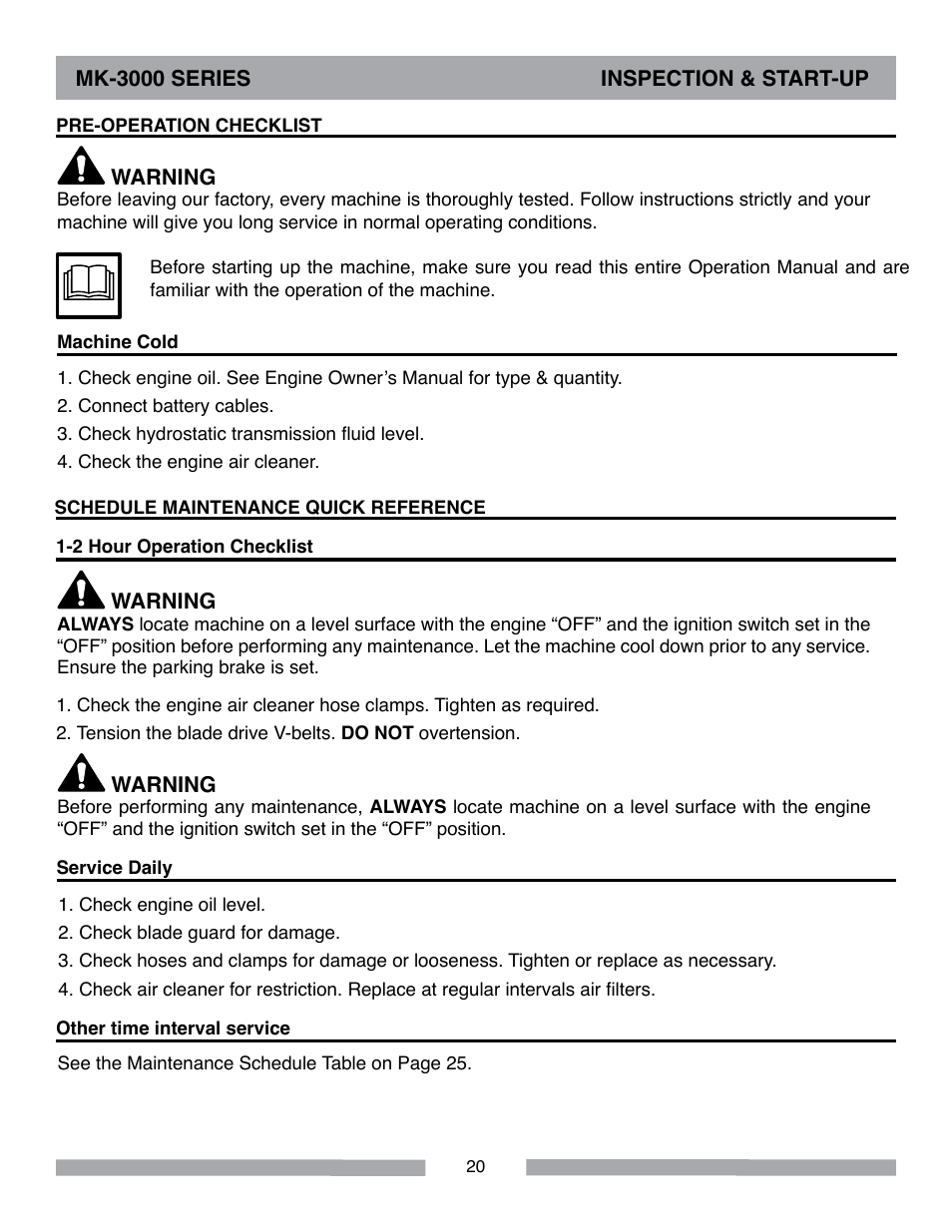 MK Diamond MK-3000 Series User Manual | Page 20 / 32
