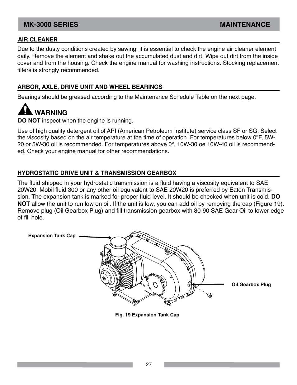 MK Diamond MK-3000 Series User Manual | Page 27 / 32