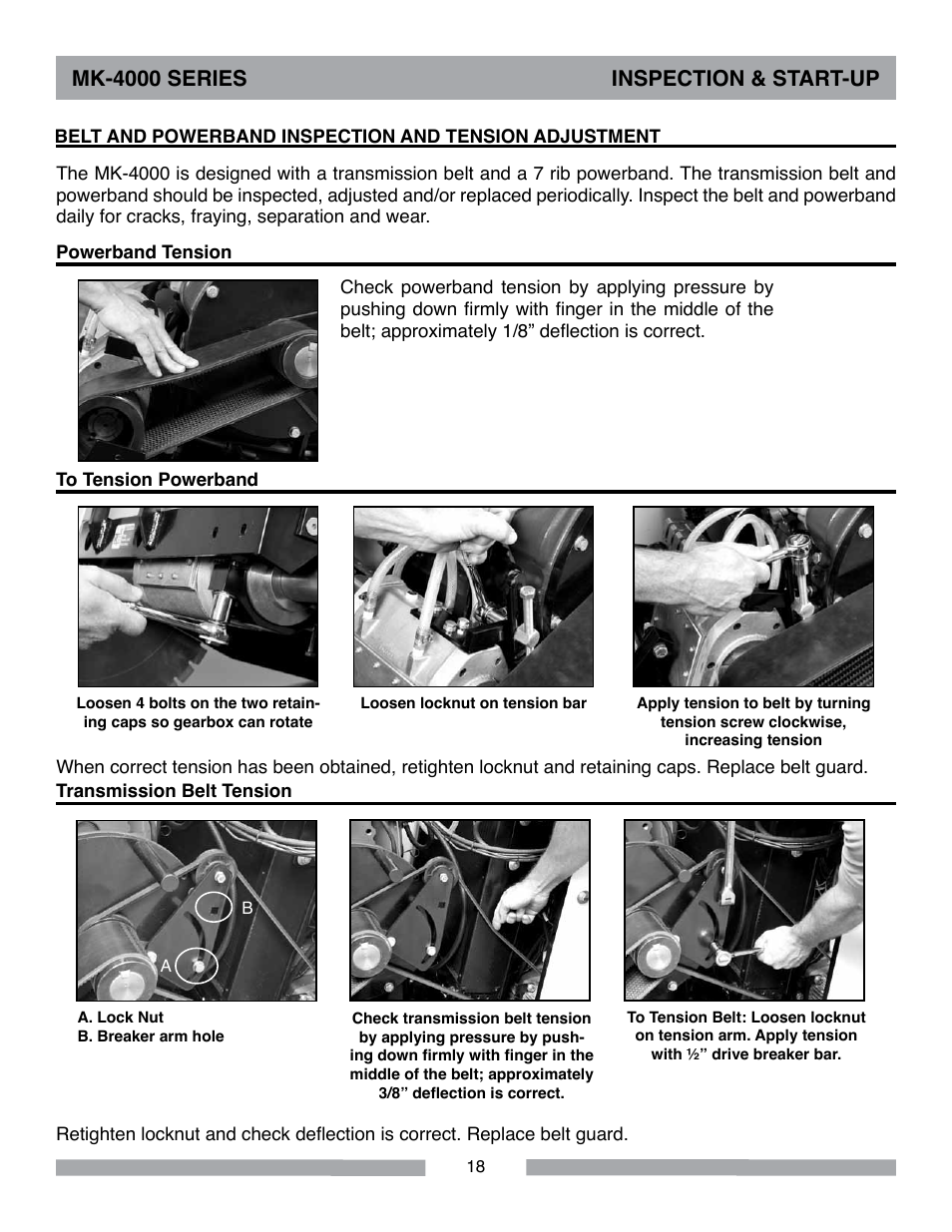 Mk-4000 series inspection & start-up | MK Diamond MK-4000 Series User Manual | Page 18 / 32