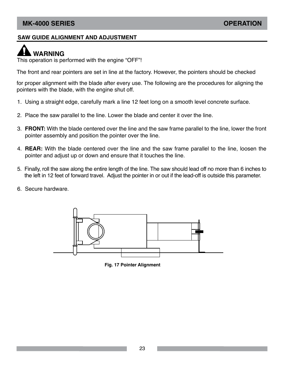 MK Diamond MK-4000 Series User Manual | Page 23 / 32