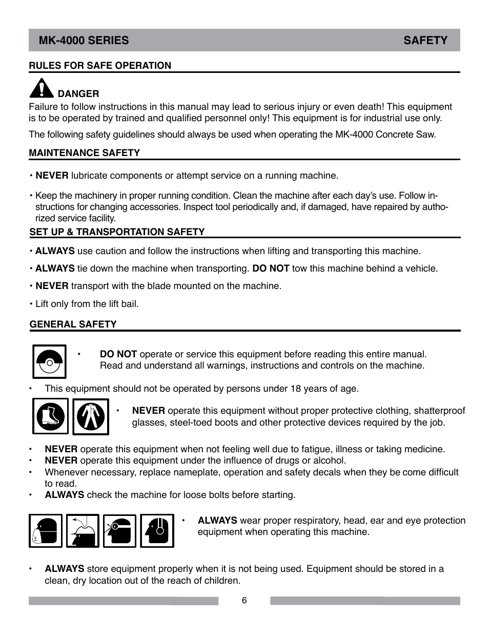 MK Diamond MK-4000 Series User Manual | Page 6 / 32