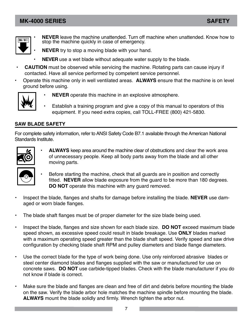 MK Diamond MK-4000 Series User Manual | Page 7 / 32