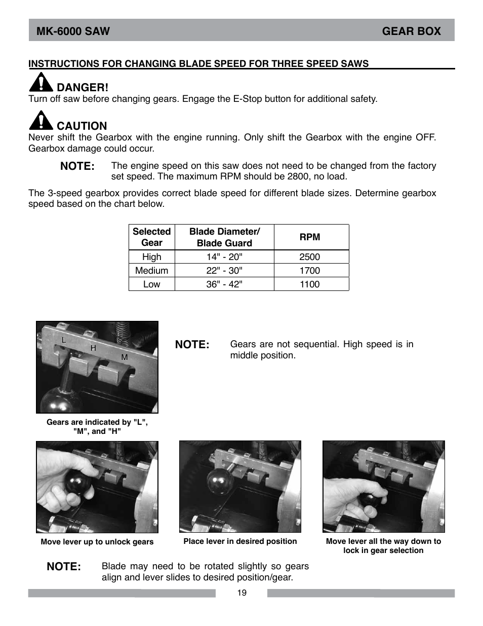 MK Diamond MK-6000 Series User Manual | Page 19 / 36