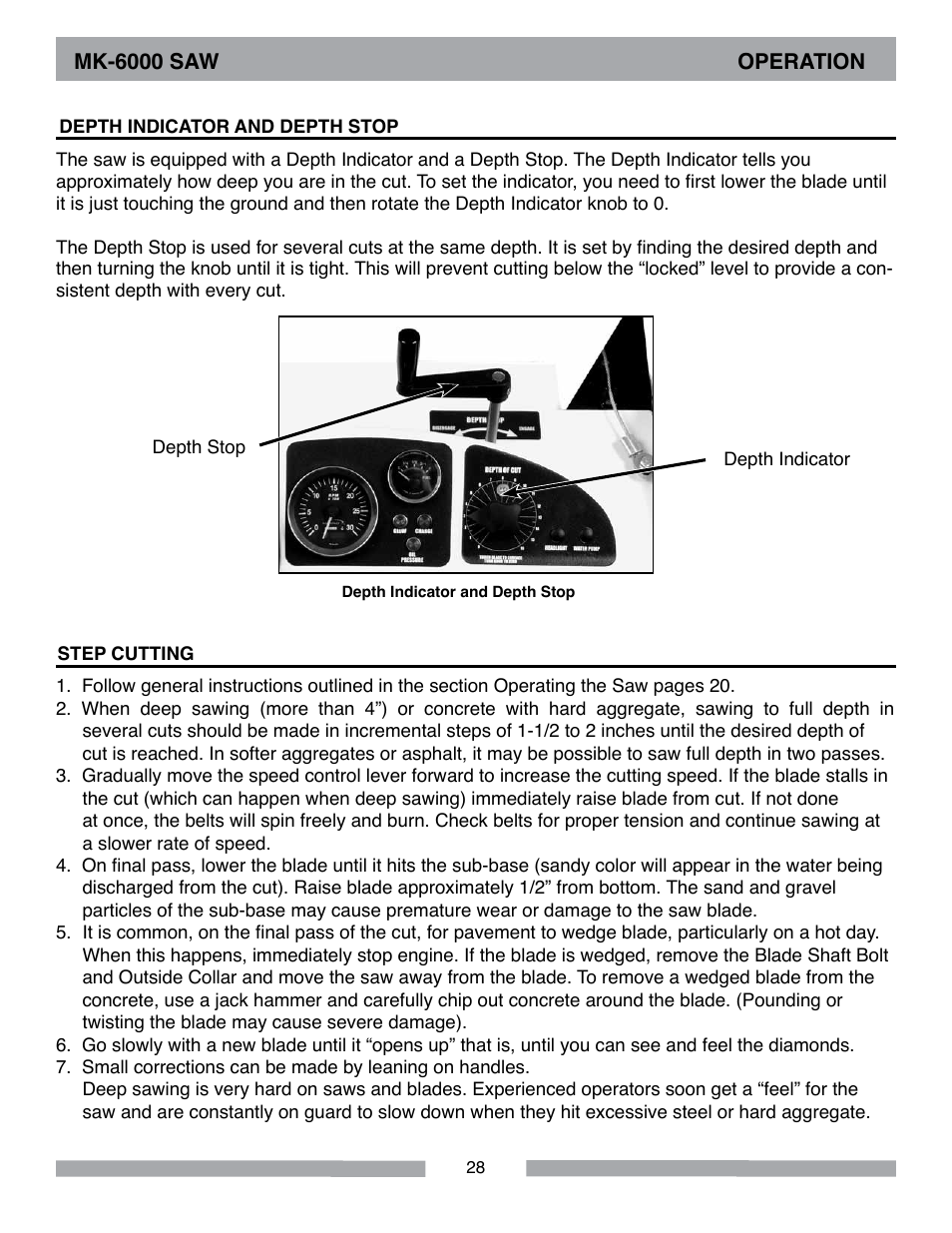 MK Diamond MK-6000 Series User Manual | Page 28 / 36