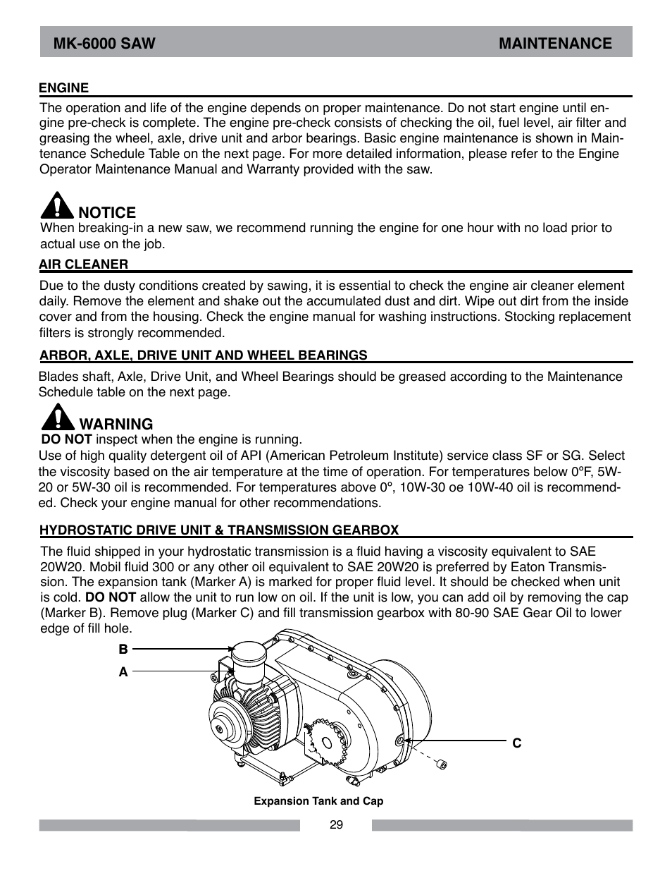 MK Diamond MK-6000 Series User Manual | Page 29 / 36