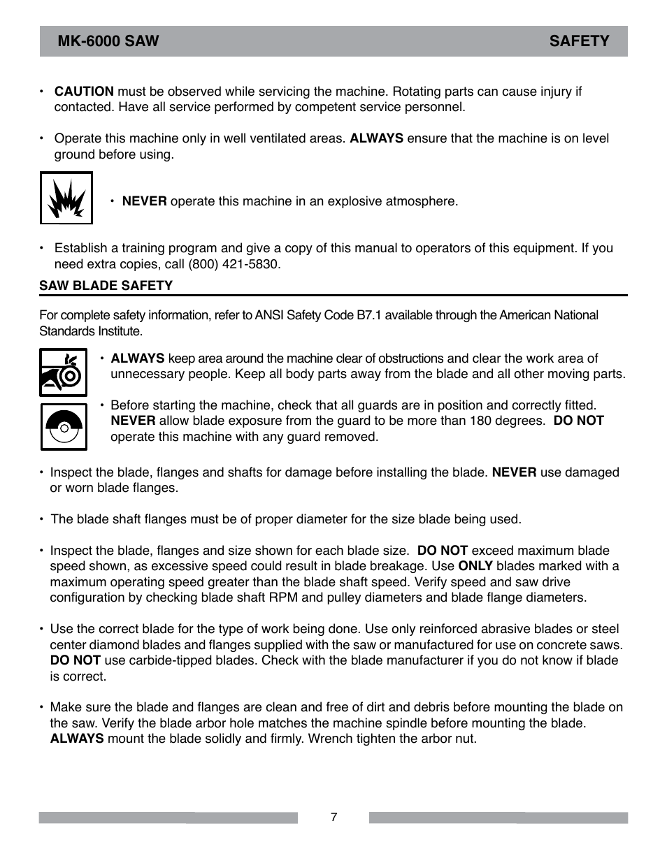 MK Diamond MK-6000 Series User Manual | Page 7 / 36