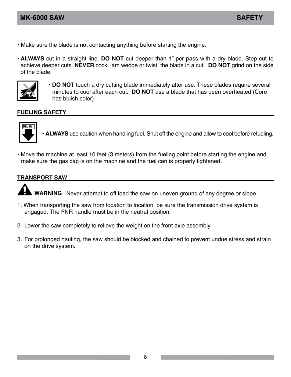 MK Diamond MK-6000 Series User Manual | Page 8 / 36