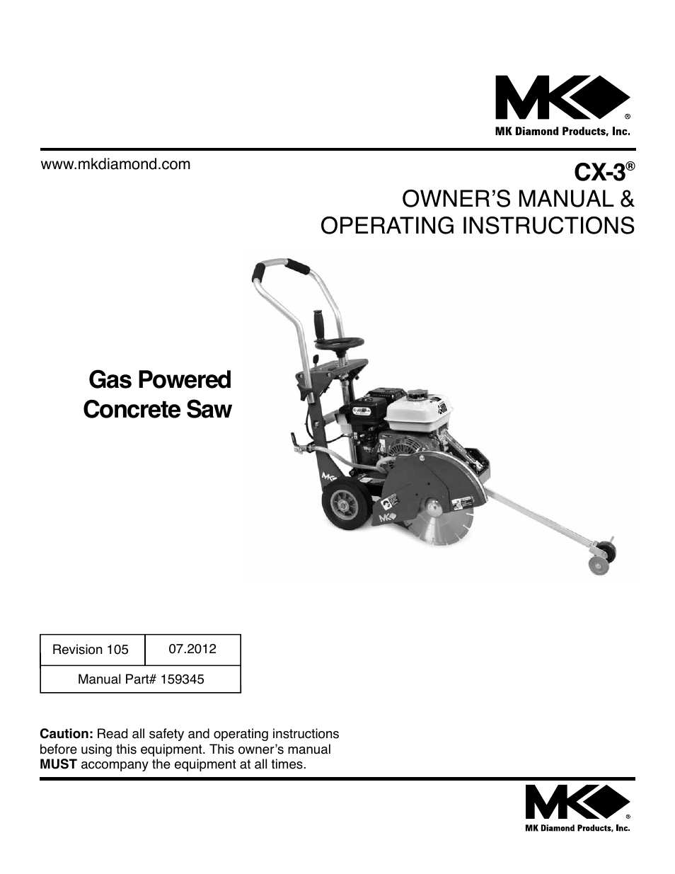 MK Diamond CX-3 User Manual | 36 pages