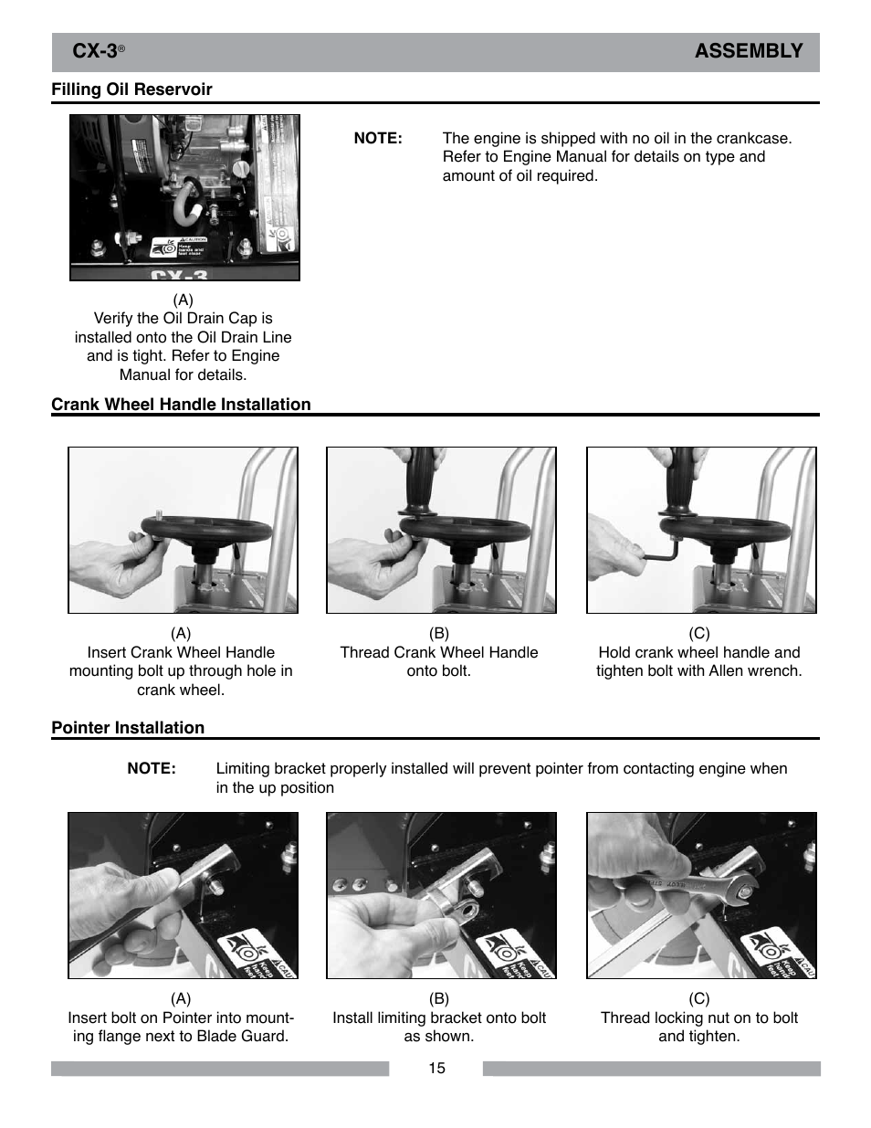 Cx-3, Assembly | MK Diamond CX-3 User Manual | Page 15 / 36