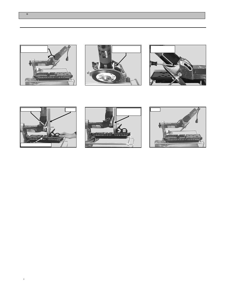 45 cutting head tile saw-blade alignment procedure, Alignment screw, 90º verification | MK Diamond MK-770 Blade Alignment User Manual | Page 3 / 5