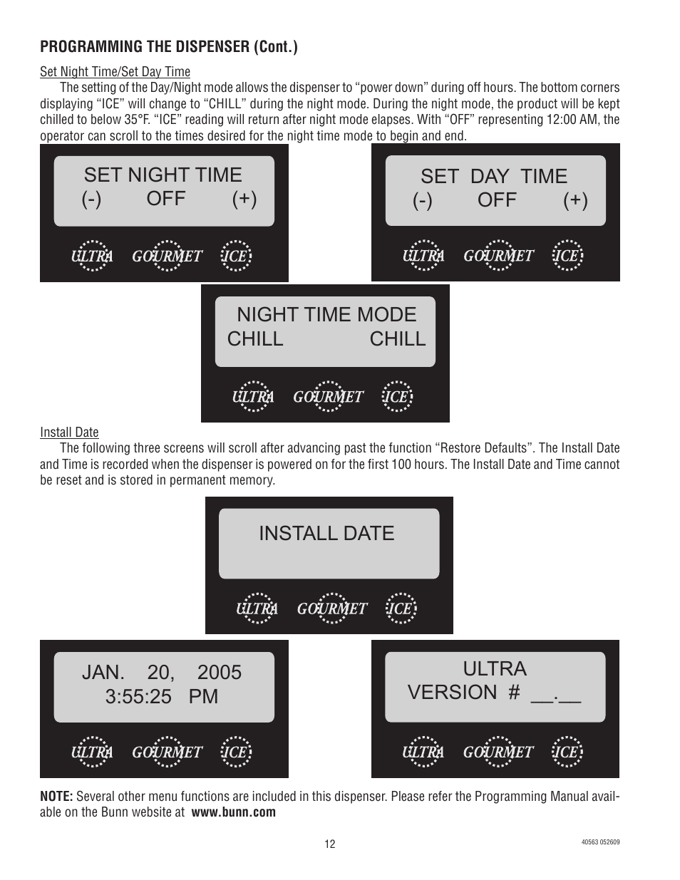 Bunn ULTRA-1 User Manual | Page 12 / 17
